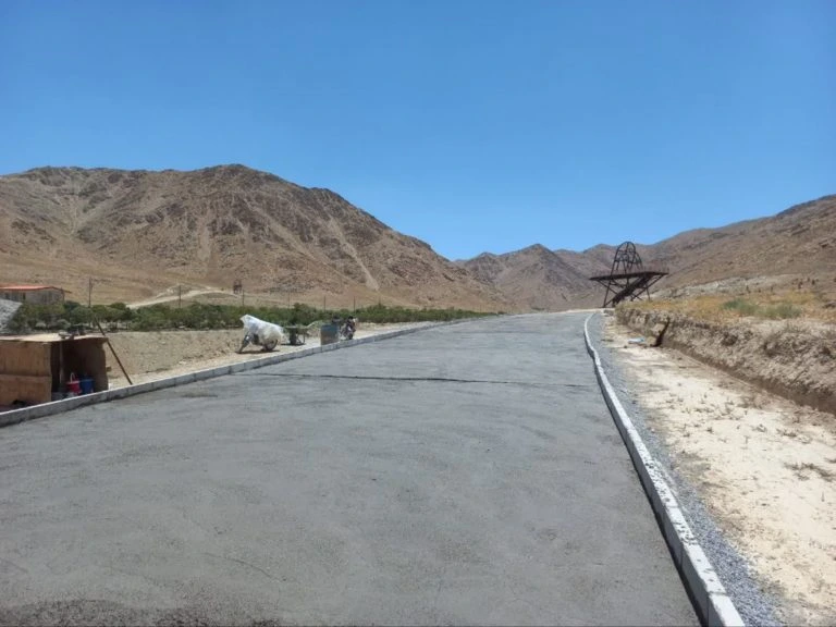 Commencement of concrete pouring operations for new zip-line routes in Darreh Ghoo