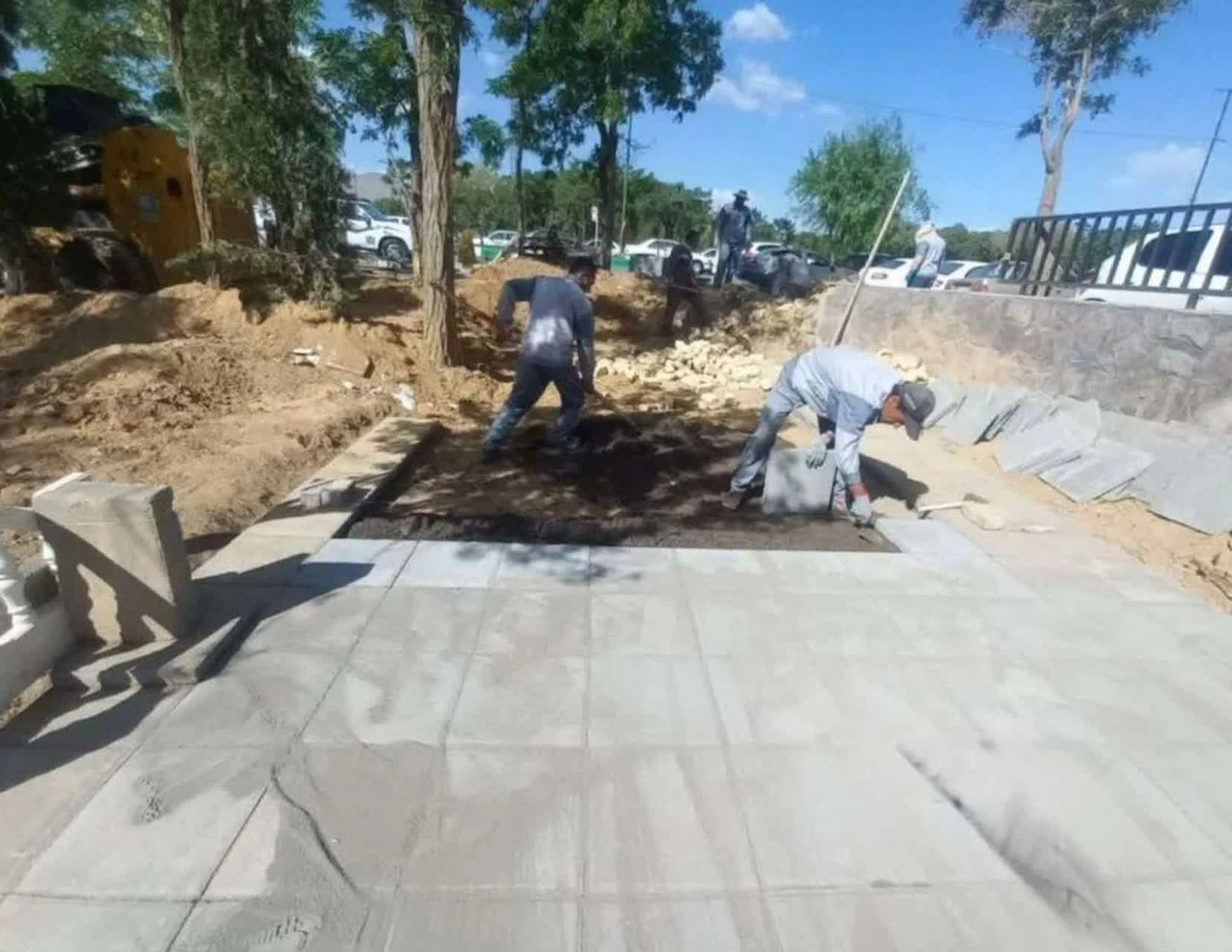 Urban development near Sina Hospital is nearing completion