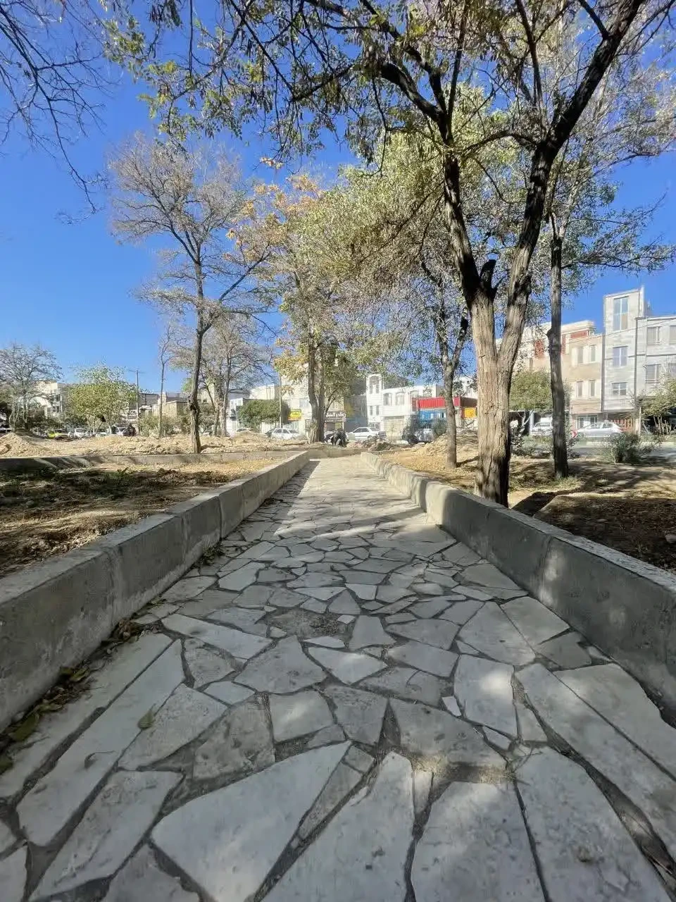 Remarkable progress in the construction of Seyyed al-Shohada Park on Ostad Abbas Sahab Street